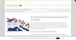 Desktop Screenshot of ess-europe.de